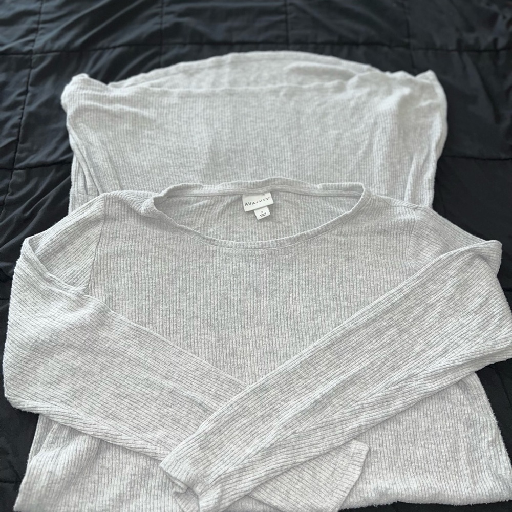 AVA & VIV Long Sleeve Sweater Dress